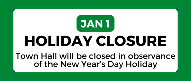 Holiday Closure 2025 New Year's Day