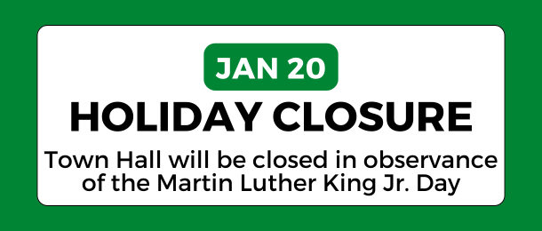 Holiday Closure 2025 Martin Luther King Jr. Day