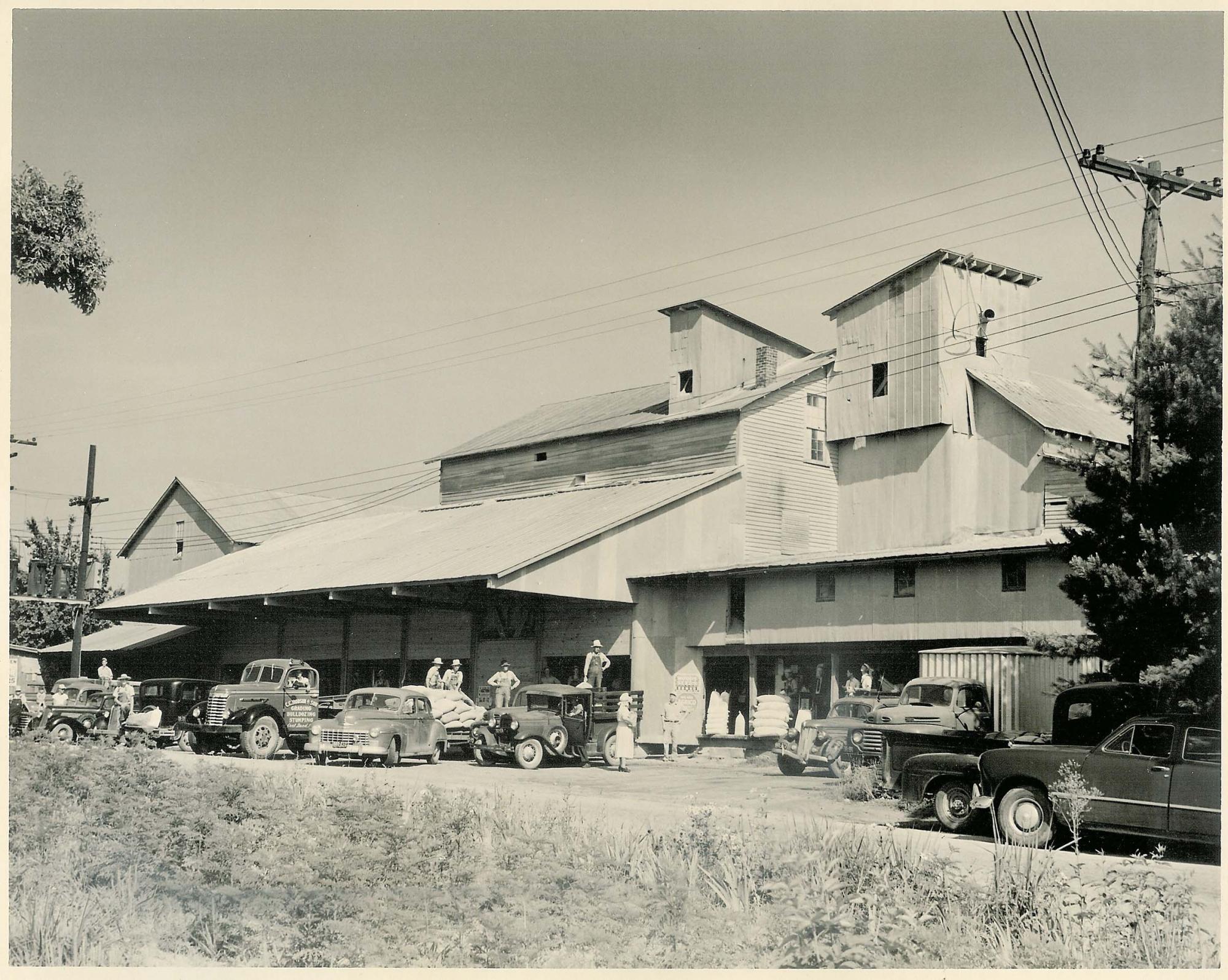 The Lewisville Roller Mill circa 1950s