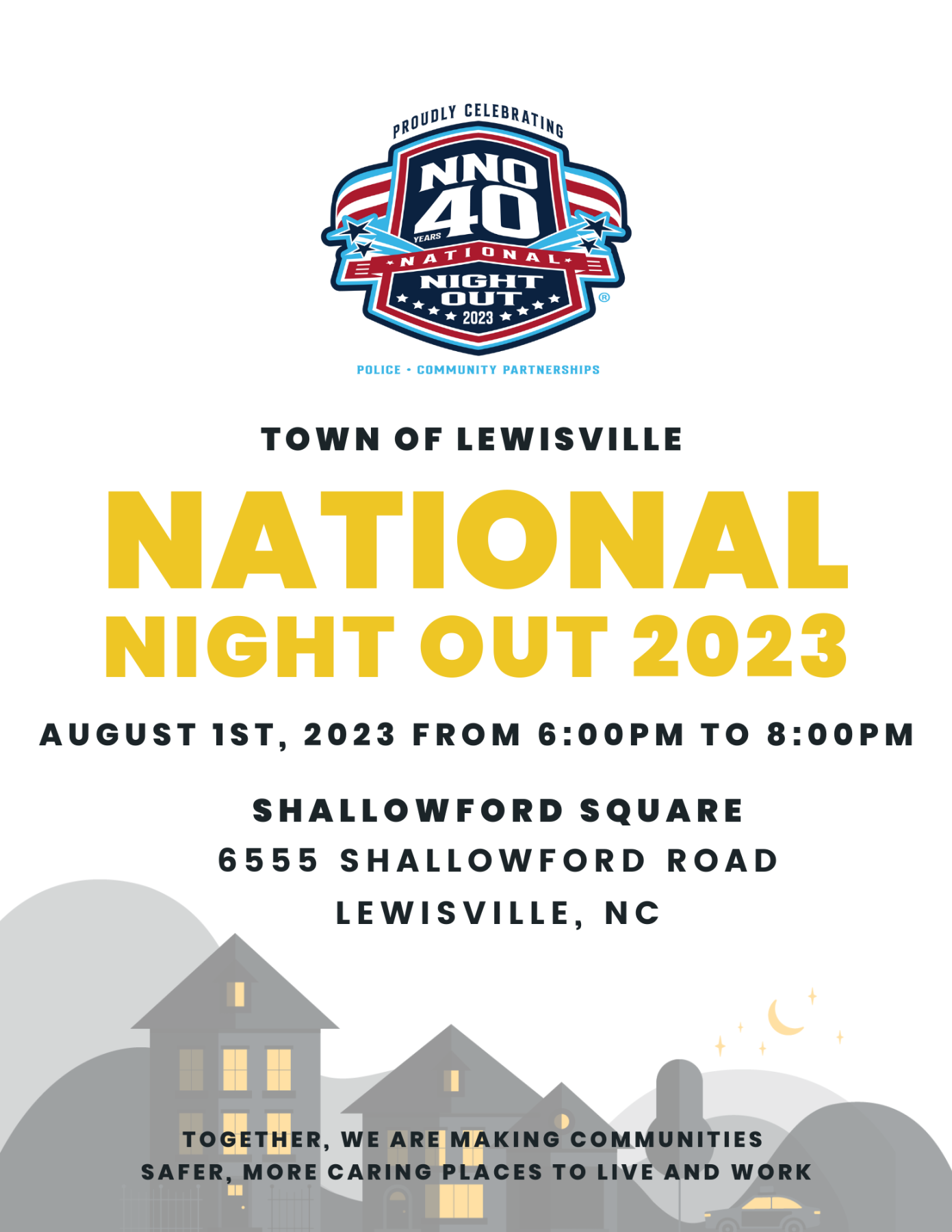National Night Out Town of Lewisville, NC