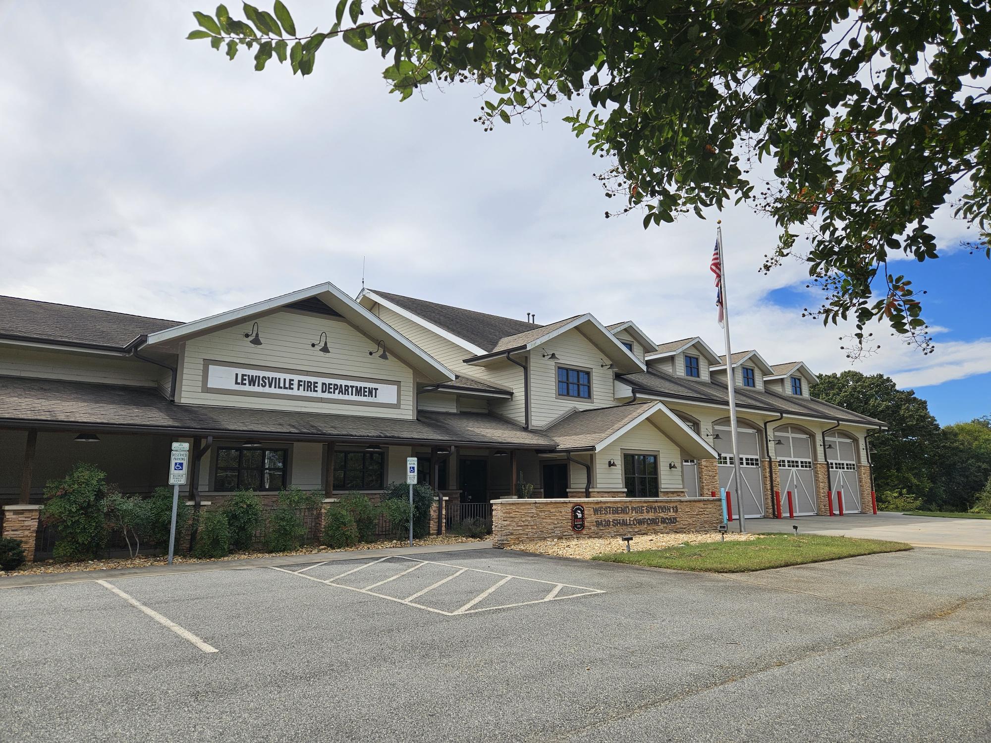 Exterior of the Lewisville Fire Department Station 13