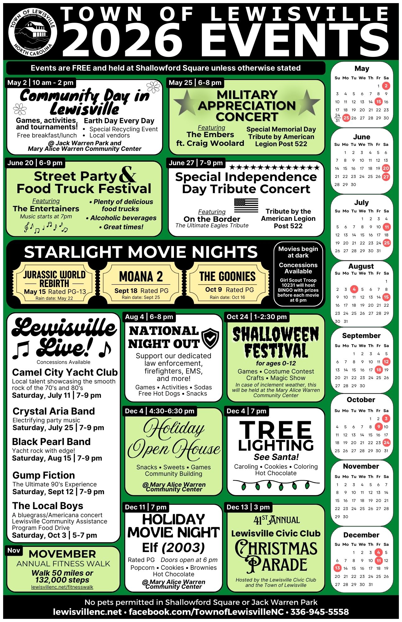 2026 Lewisville Event Poster