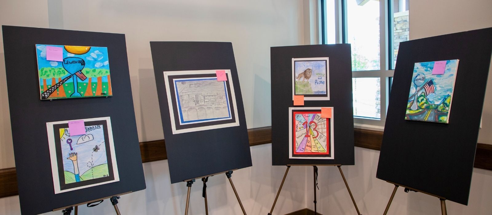 Youth Art Show display