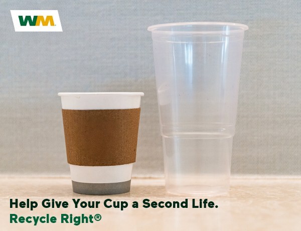 Help give your cup a second life. Recycle right.